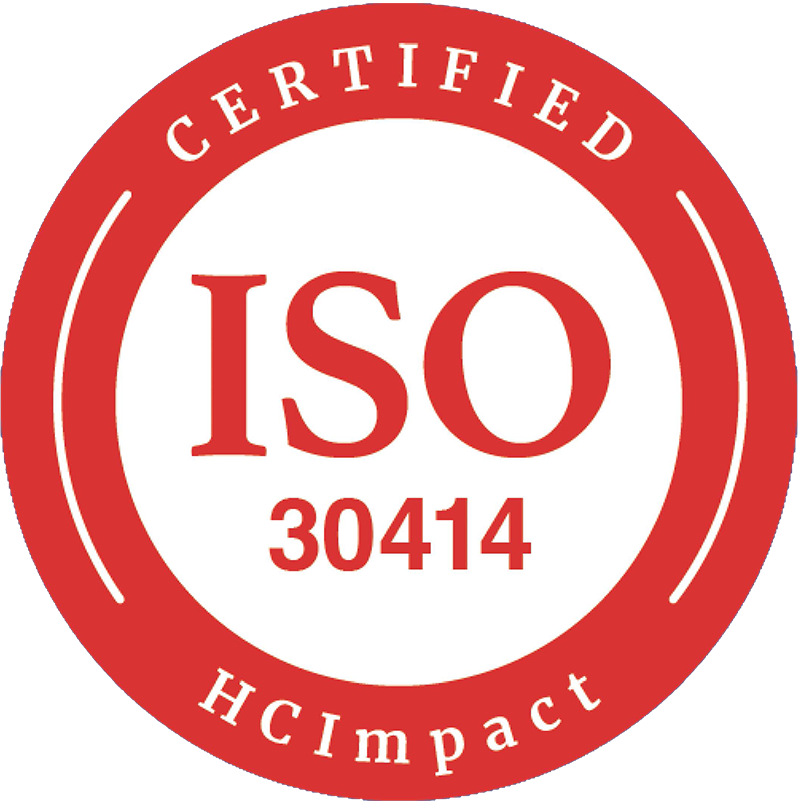 「ISO 30414」ロゴマーク